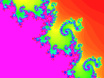 Zoom in die Mandelbrotmenge